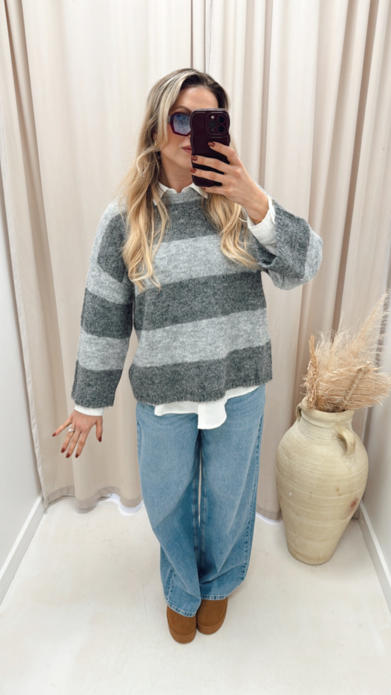 SUTTON STRIPED SWEASTER | NOISY MAY