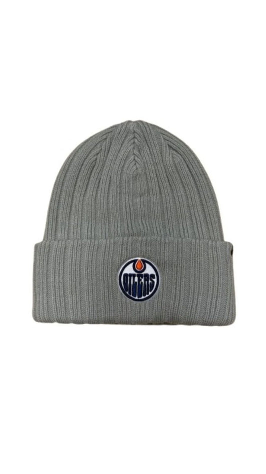 EDMONTON OILERS RIBBED HAYMAKER CUFF KNIT TOQUE | 47'