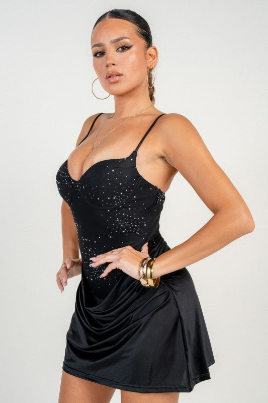 BAILEY MINI DRESS (BLACK)