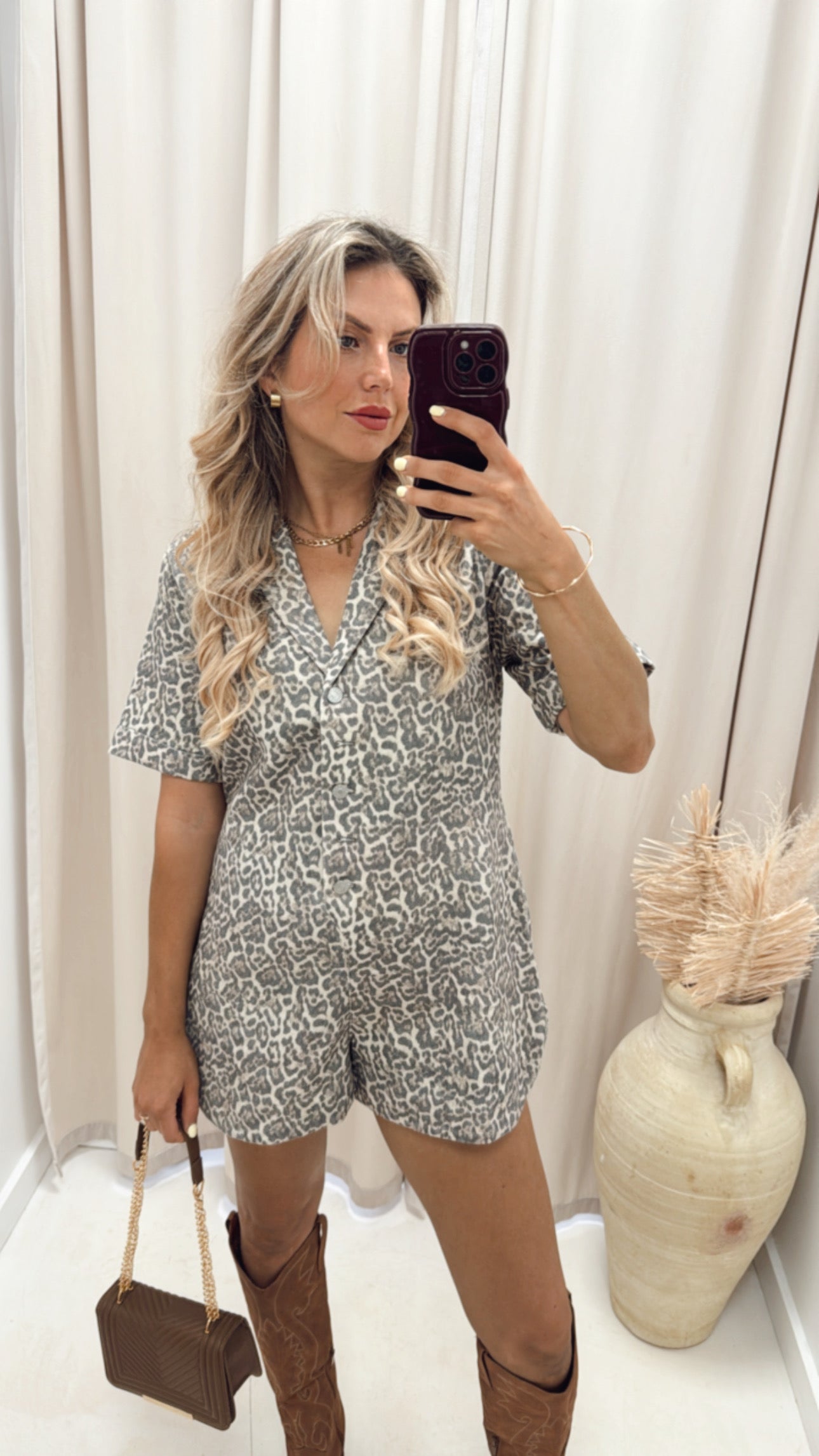 FLEMMING ANIMAL PRINT ROMPER