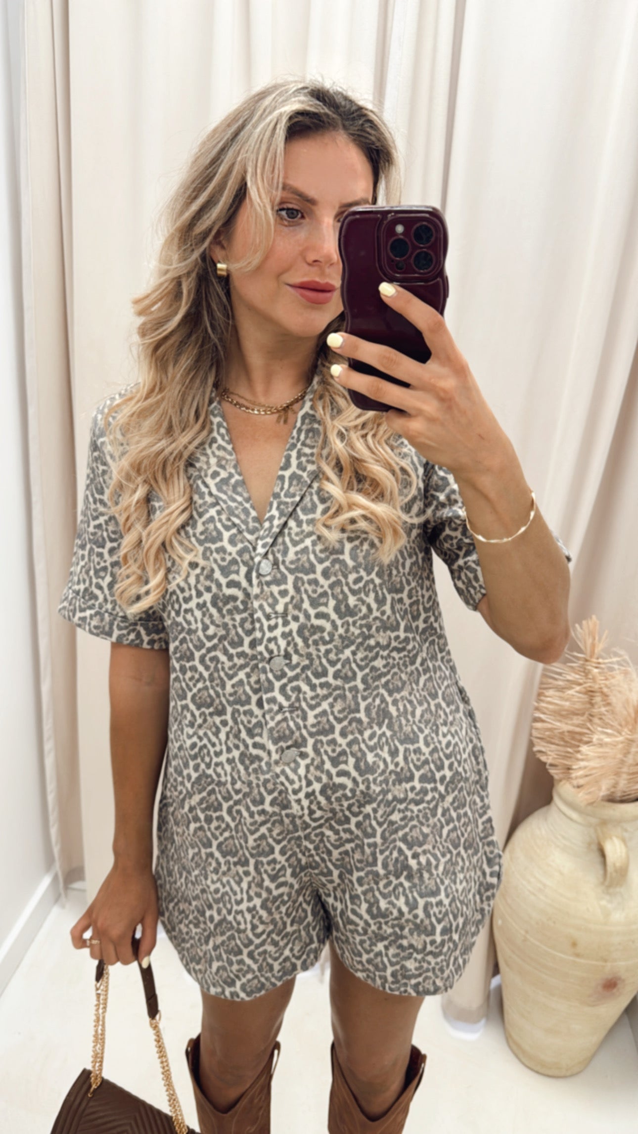 FLEMMING ANIMAL PRINT ROMPER