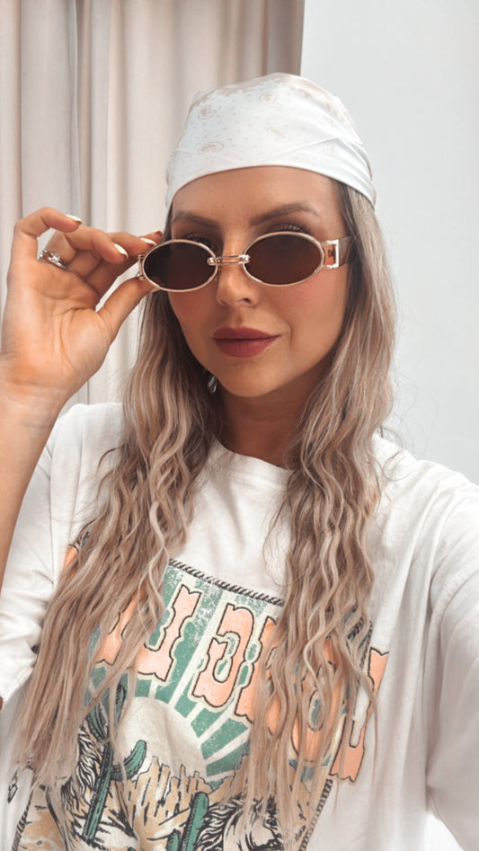 KYLIE GOLD SUNGLASSES (BROWN TORTOISE)