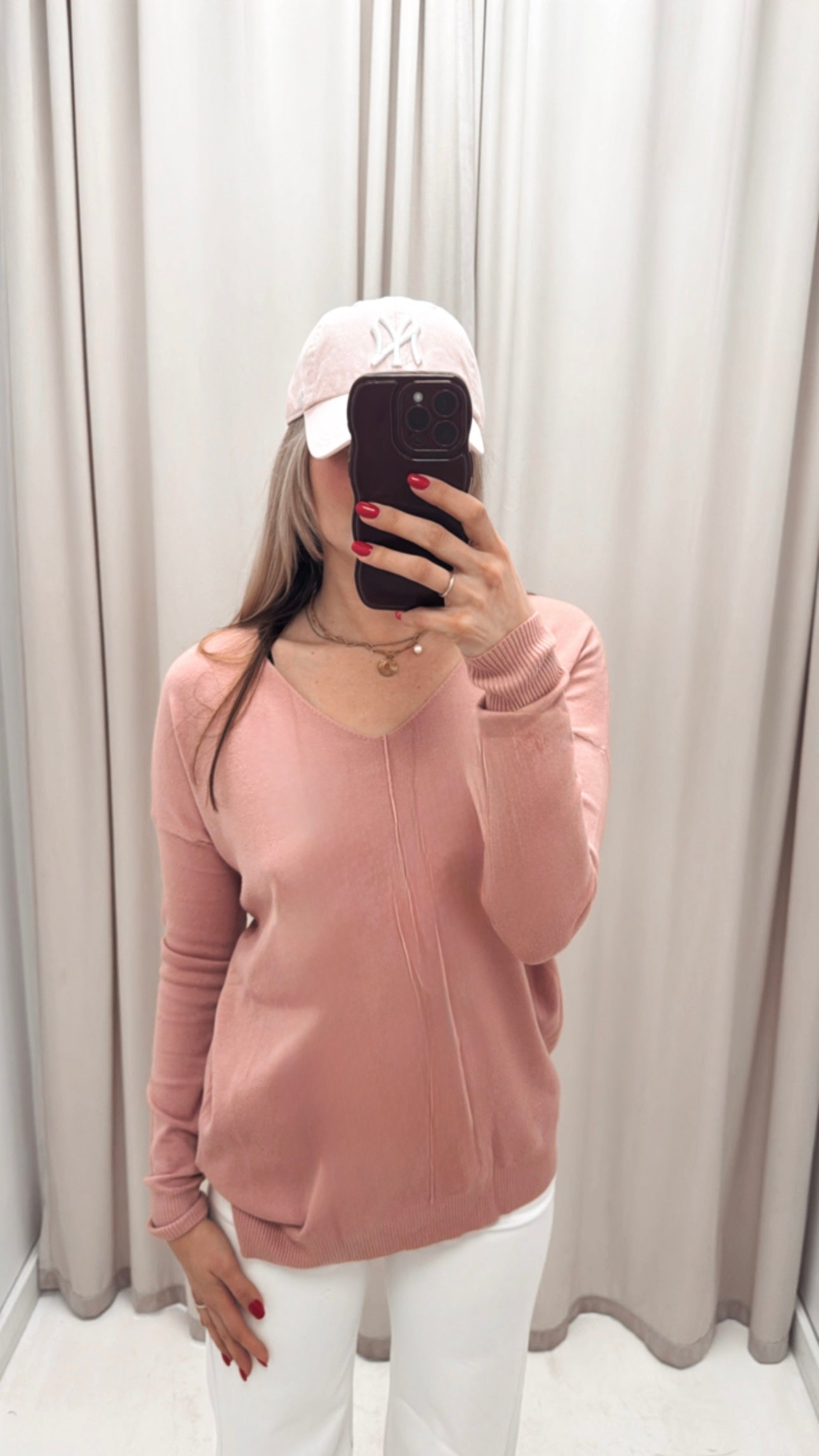 NEW LAYLA SWEATER (ROSE) | BEST SELLER