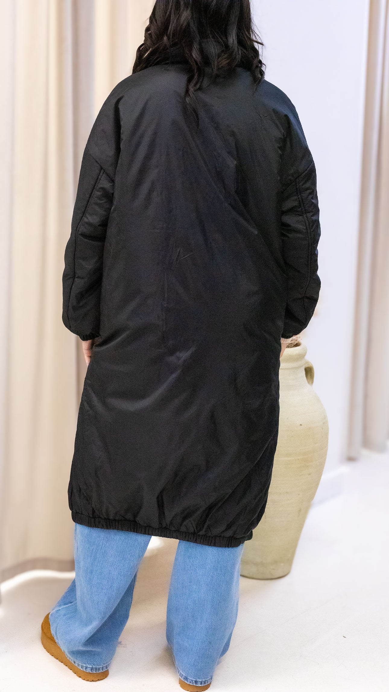 LONG COAT | BLACK