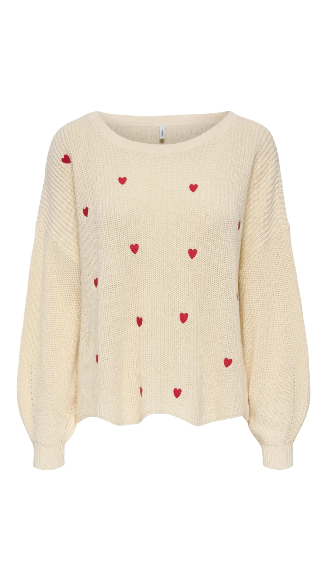 HILDE LS EMB PULLOVER EX KNT