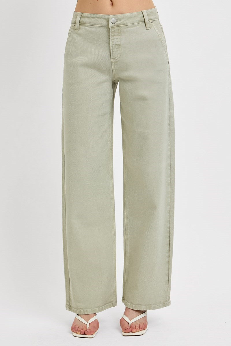 SAGE TUMMY CONTROL SLOUCHY ANKLE BAGGY PANTS