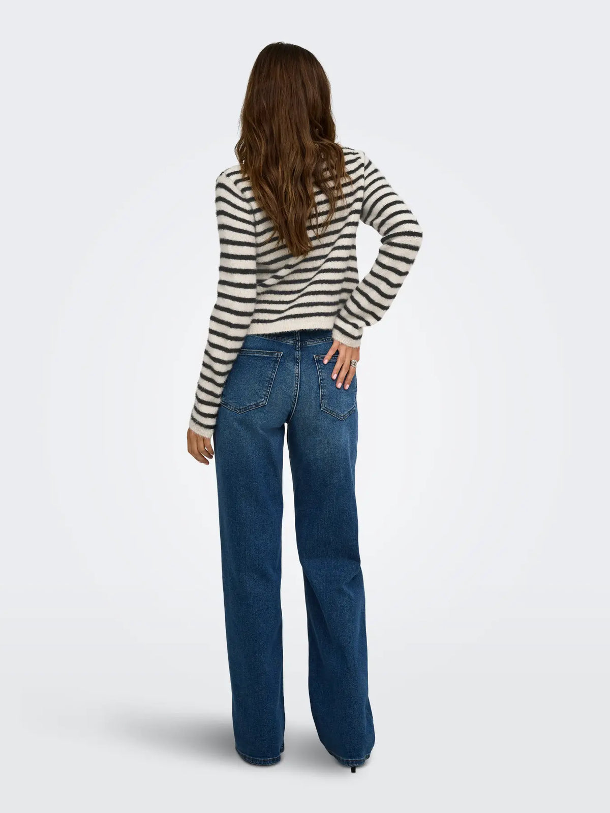 KERRY PIUMO BUTTON STRIPED CARDIGAN | ONLY