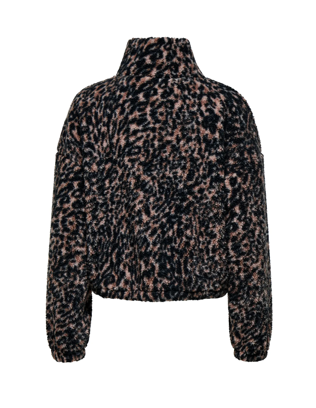 LANA TEDDY ZIP UP (ANIMAL PRINT) | ONLY