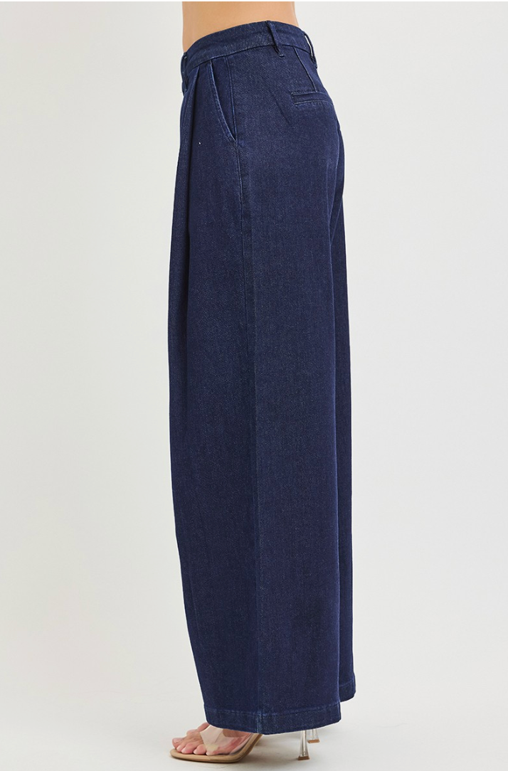 CHRIS SLOUCHY PALAZZO JEANS | DARK (RISEN)