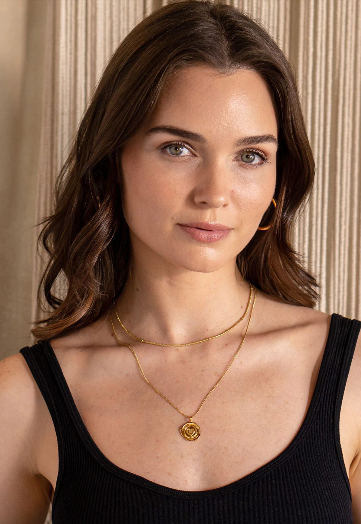 NEW SEALED WITH LOVE MEDALLION NECKLACE