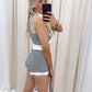 LISA TWO PIECE SHORT SET (STRIPE)