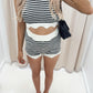 LISA TWO PIECE SHORT SET (STRIPE)