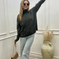 NEW MARGARET TURTLENECK SWEATER (CHARCOAL)