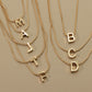NEW GOLD INITIAL NECKLACE (ALL LETTERS)