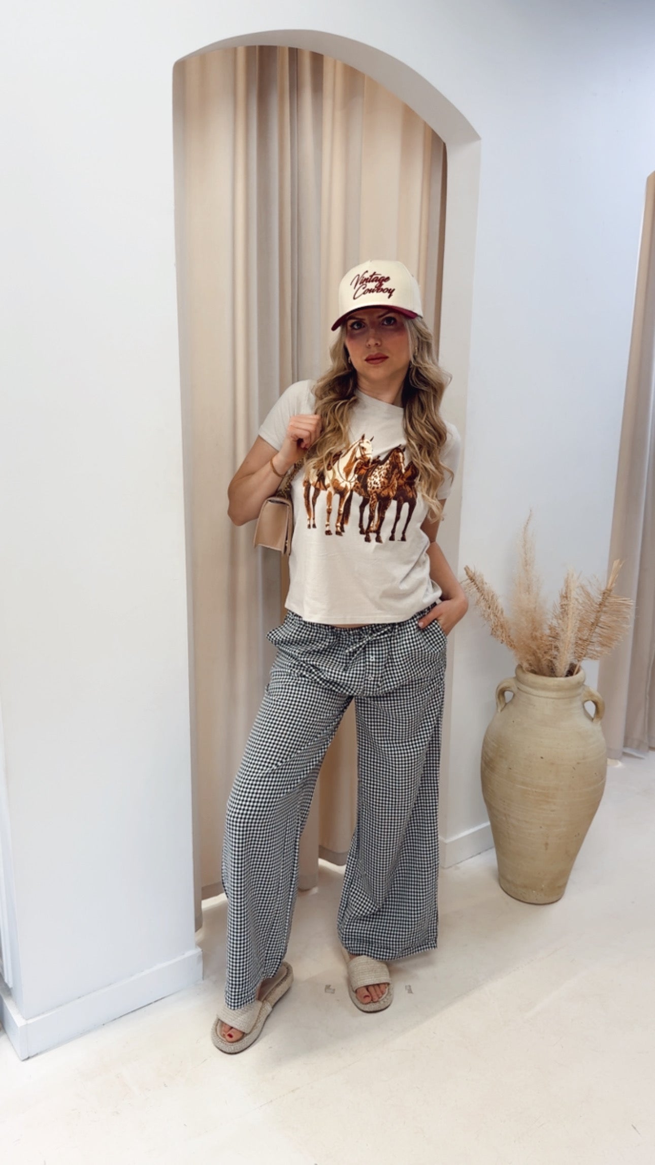 HORSE TRIO VINTAGE WESTERN GRAPHIC TEE