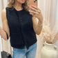 NEW STELLA TWEED VEST (BLACK)