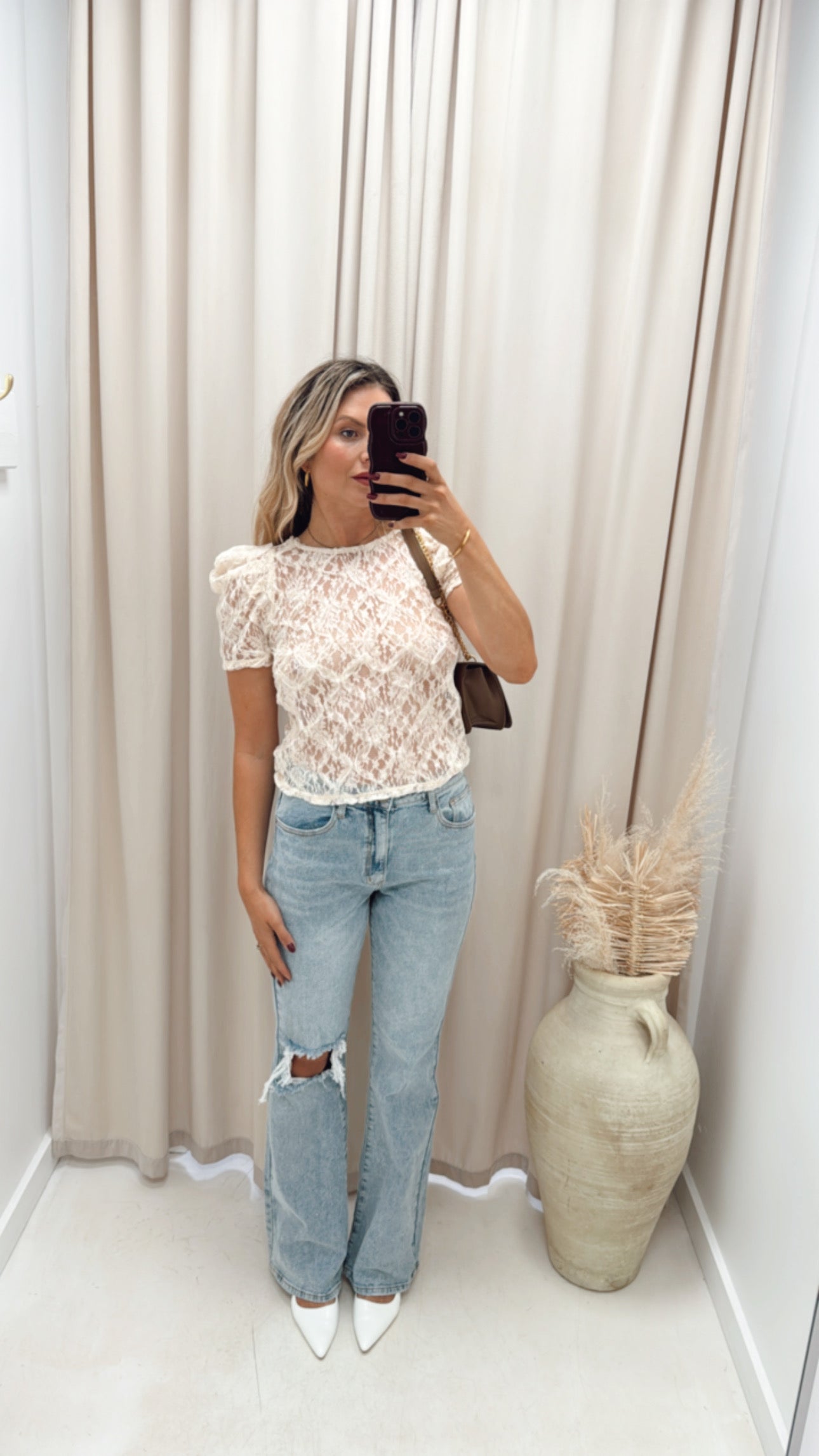 OLA LACE T-SHIRT TOP
