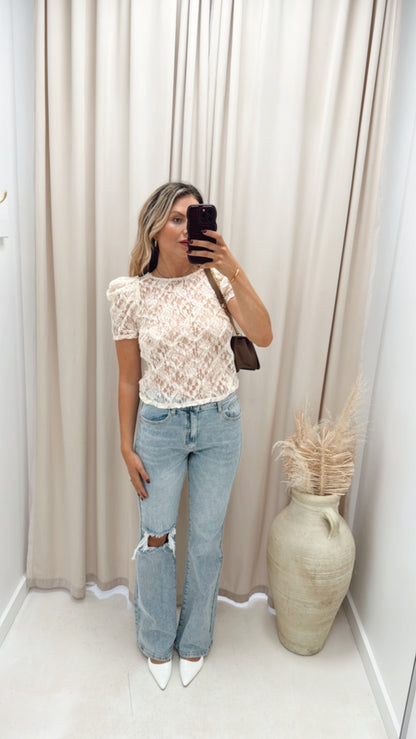 OLA LACE T-SHIRT TOP