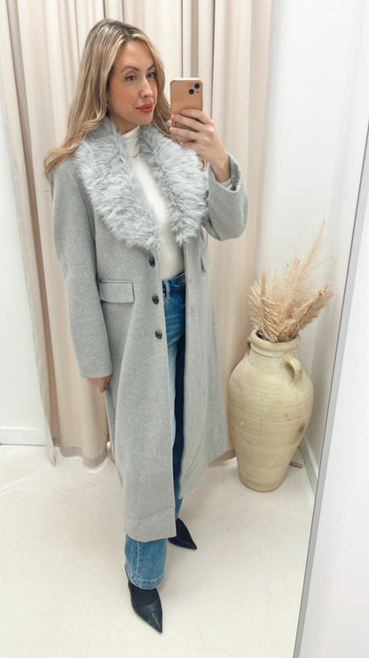FAUX FUR DRESS COAT | ONLY