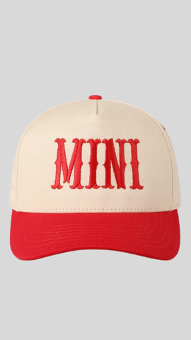 MINI KIDS BASEBALL HAT | BEST SELLER (RED)
