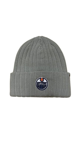 EDMONTON OILERS RIBBED HAYMAKER CUFF KNIT TOQUE | 47'