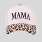 MAMA BASEBALL HAT (ANIMAL PRINT)