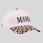 MAMA BASEBALL HAT (ANIMAL PRINT)