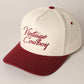 VINTAGE COWBOY HAT | BEST SELLER | (BURGUNDY)