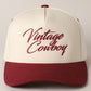 VINTAGE COWBOY HAT | BEST SELLER | (BURGUNDY)