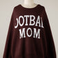 FOOTBALL MOM SWEATER (BROWN)