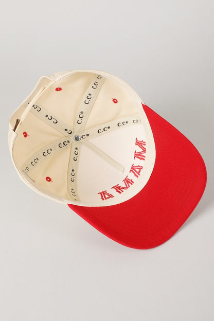 MAMA BASEBALL HAT | BEST SELLER | (RED)