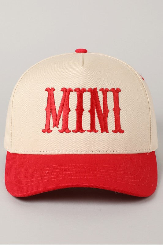 MINI KIDS BASEBALL HAT | BEST SELLER (RED)
