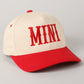 MINI KIDS BASEBALL HAT | BEST SELLER (RED)