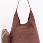 NICOLE SUEDE BAG (BROWN)