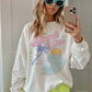 BEACH VIBES SWEATSHIRT (WHITE)