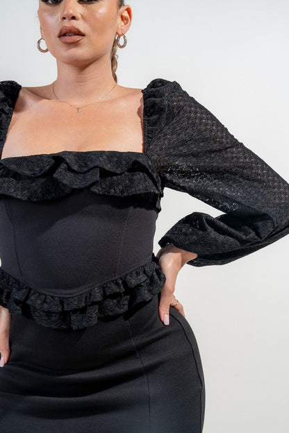 KALI CORSET TOP (BLACK)