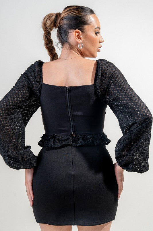 KALI CORSET TOP (BLACK)