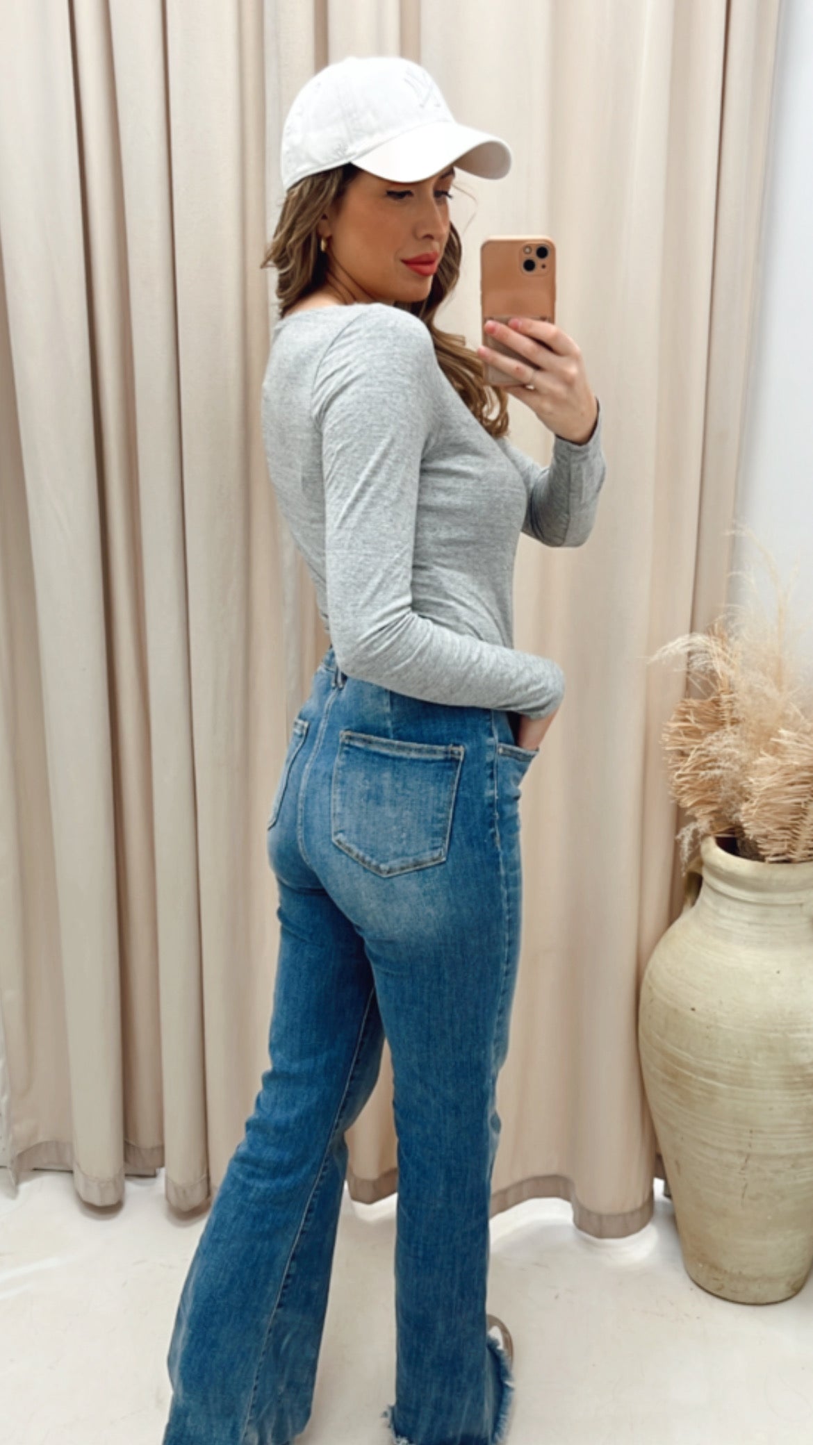 NEW TORI DOUBLE LAYERED BODYSUIT (HEATHER GREY)