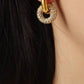 NEW DOUBLE HOOP EARRING (GOLD) | TARNISH RESISTANT