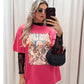 LONG LIVE COWGIRLS VINTAGE GRAPHIC T-SHIRT (FUCHSIA)