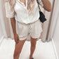 LYDIA TWO PIECE SHORT SET (LINEN)