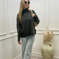 NEW MARGARET TURTLENECK SWEATER (CHARCOAL)