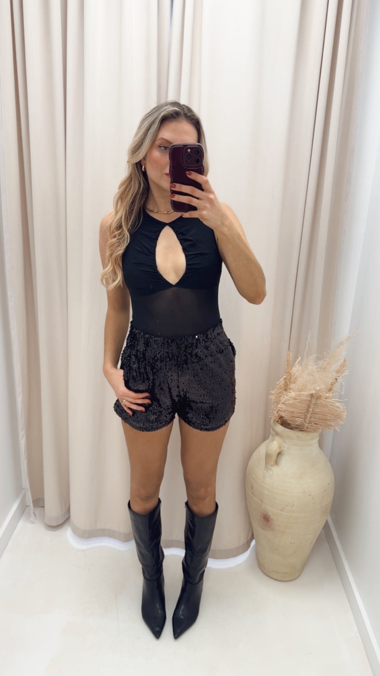 KEYHOLE BODYSUIT (BLACK)