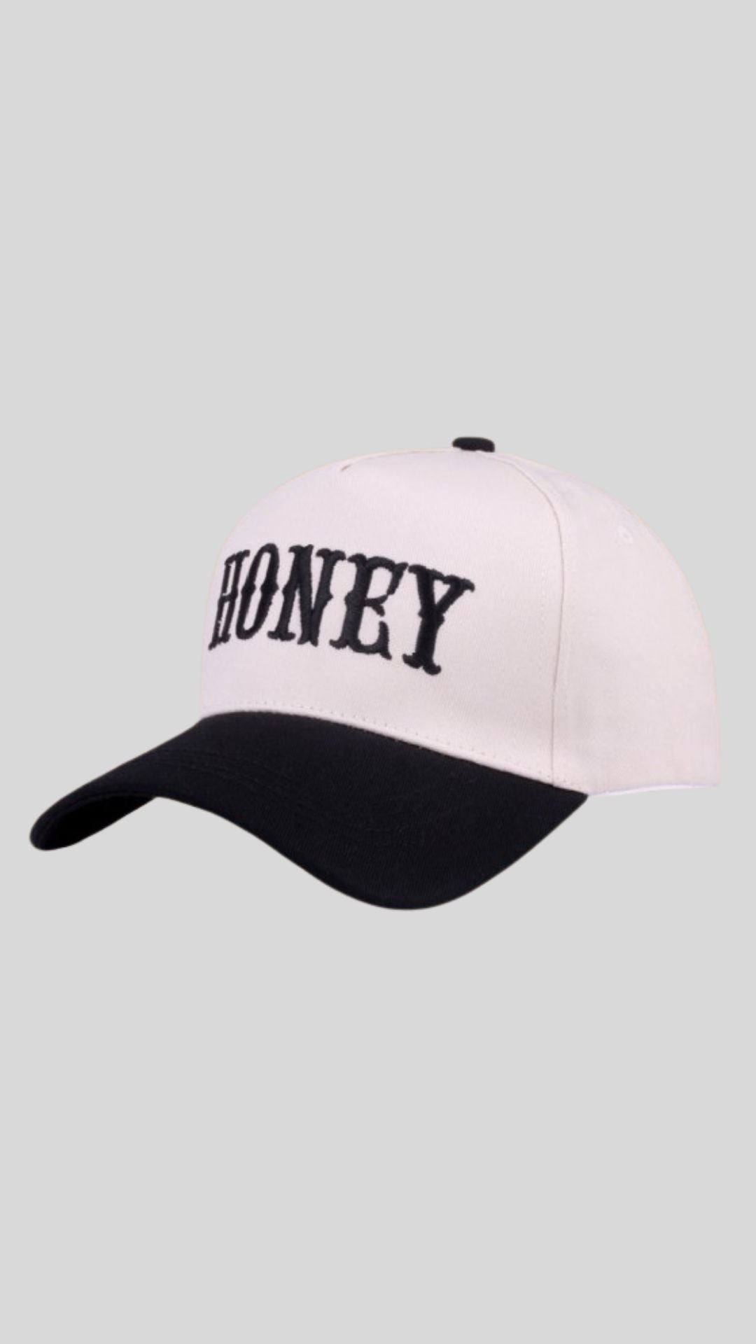 HONEY BASEBALL HAT (BLACK)