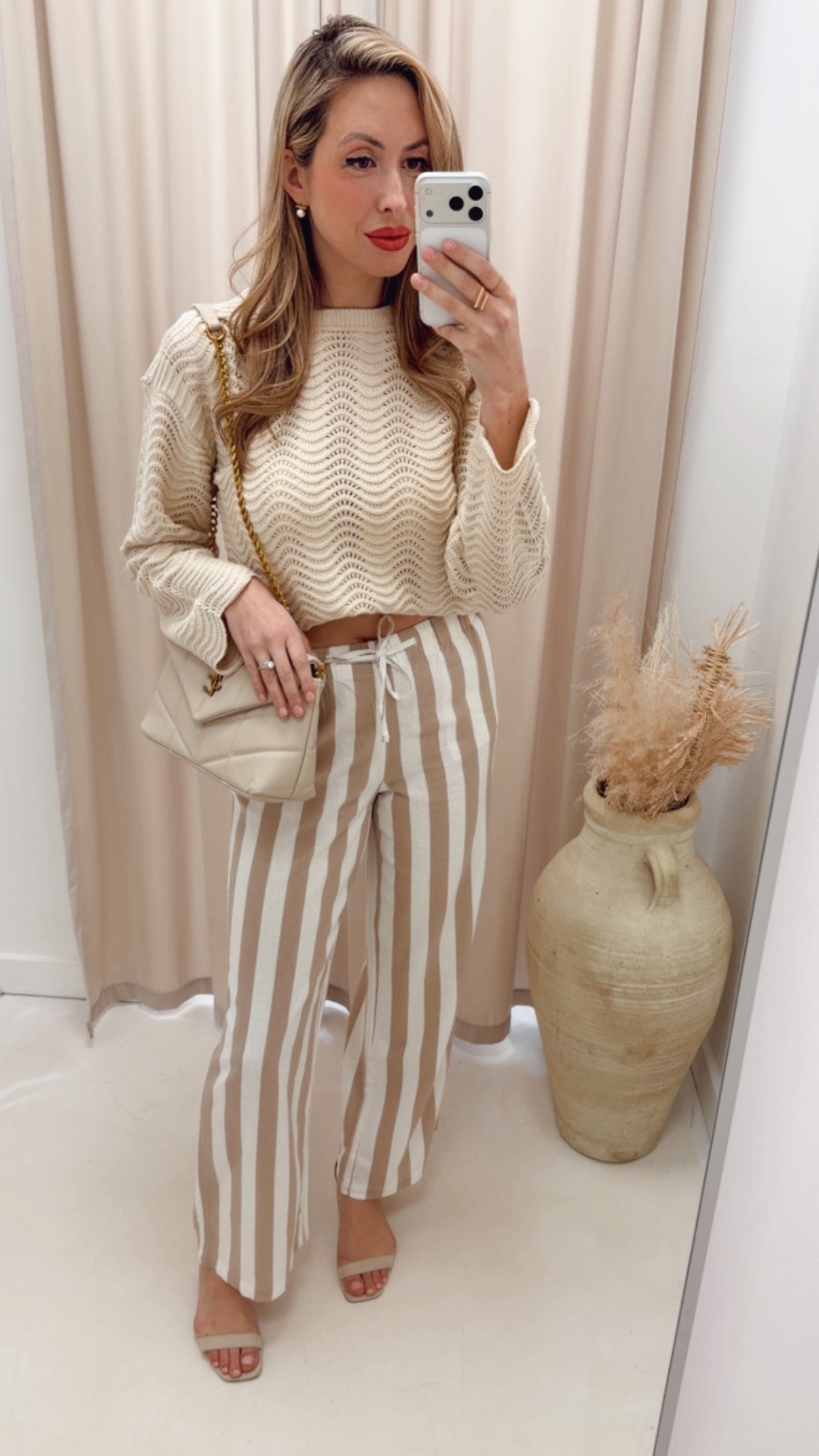 GOA MW LINEN BL PULL-UP PANT CC PNT