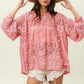 NEW ELLERIE LACE TOP (MAUVE PINK)