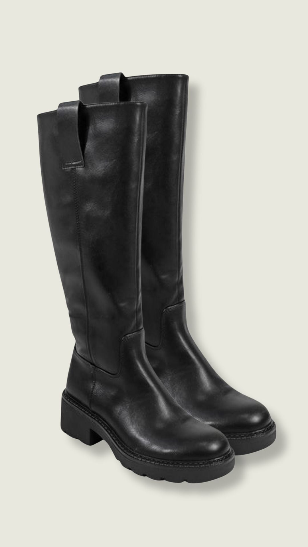 LINDSAY MID CALF BOOT (BLACK)
