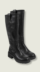 LINDSAY MID CALF BOOT (BLACK)