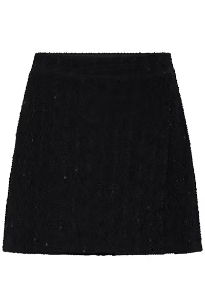 IHNINKY TWEED SKORT (BLACK)