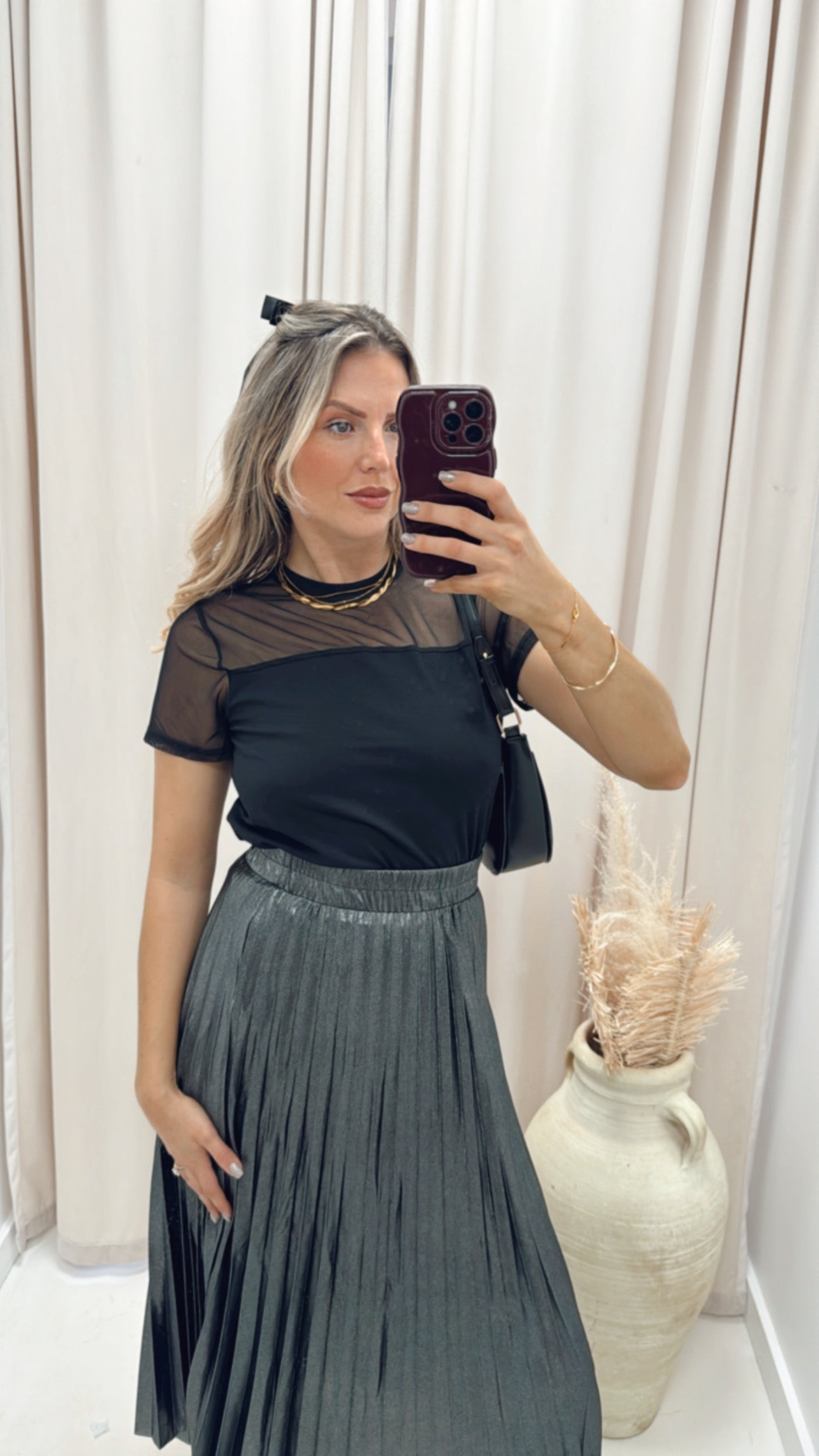 MALLE MESH T-SHIRT | NOISY MAY